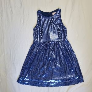 Sequin Babydoll Mini Dress